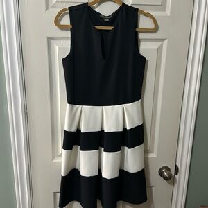 Beautiful black and white dress